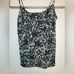 Vivienne Tam Black Floral Lace Camisole